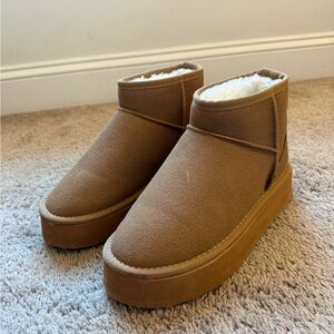 Cozy Tan Ankle Boots